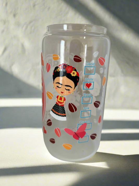 Frida’s Starbucks Glass