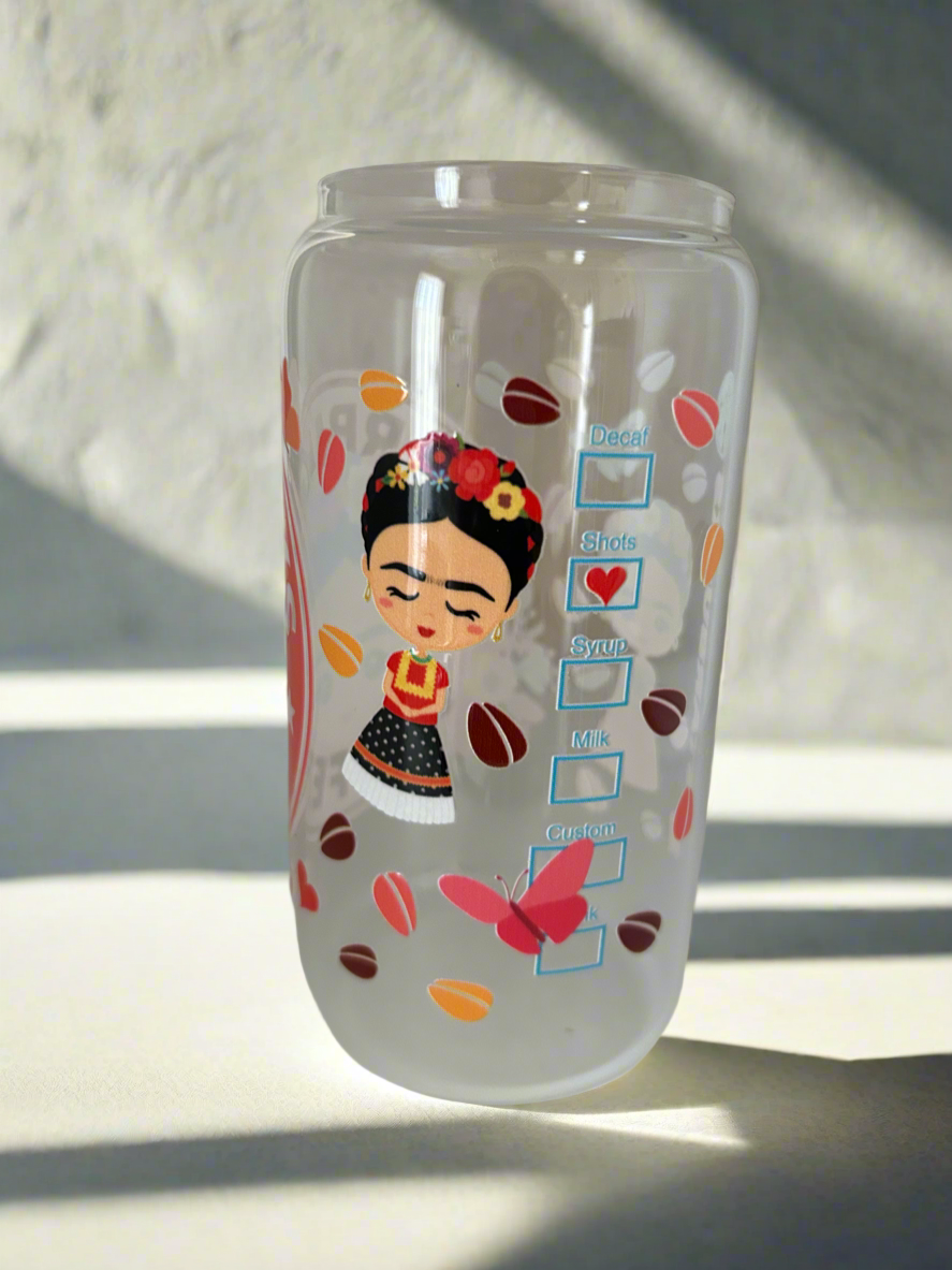 Frida’s Starbucks Glass