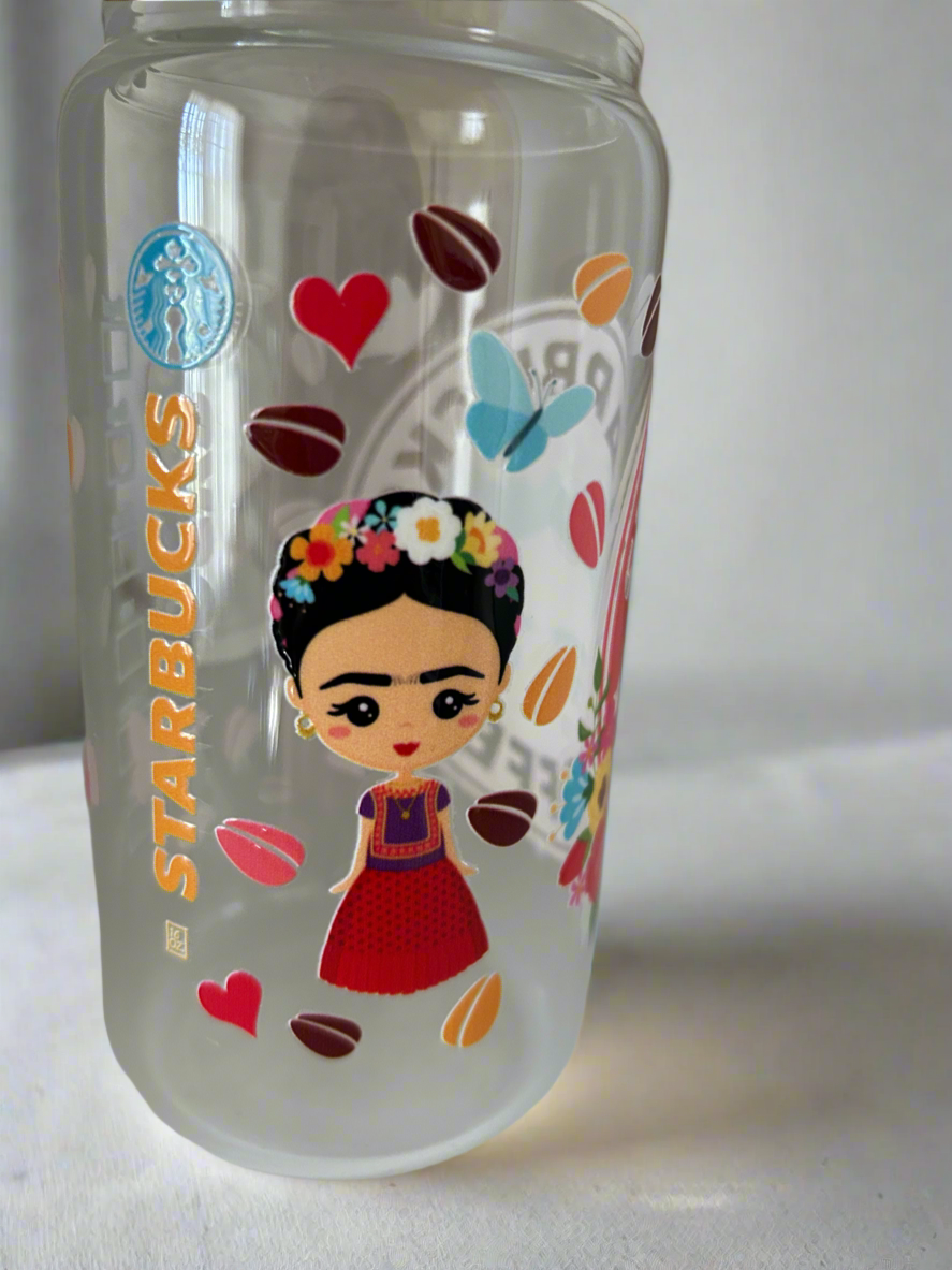 Frida’s Starbucks Glass