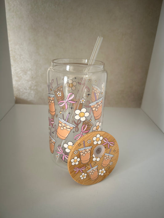 Iced coffee and bows